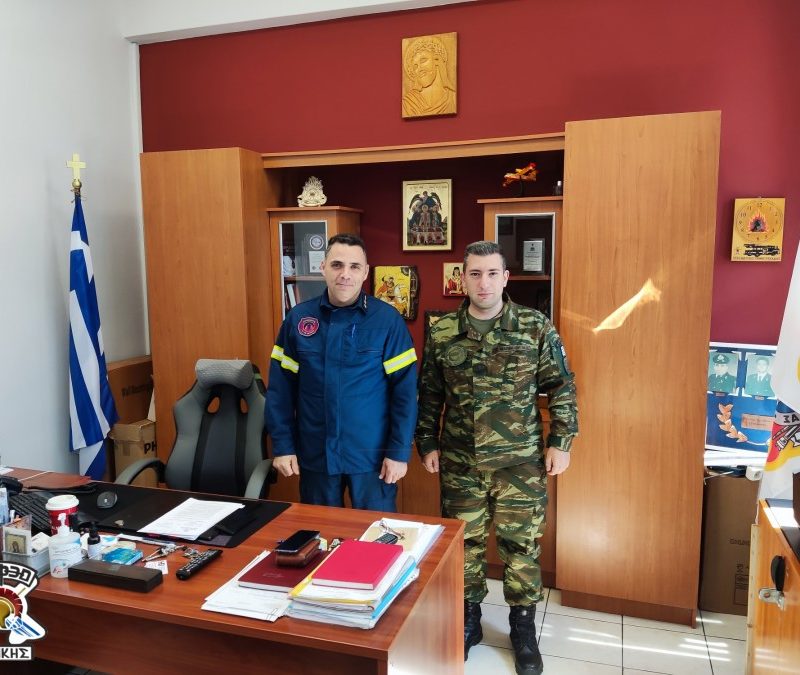 Συνάντηση προέδρου ΛΕΦΕΔ Αττικής με τον Δκτη του 2ου ΠΣ Αθηνών