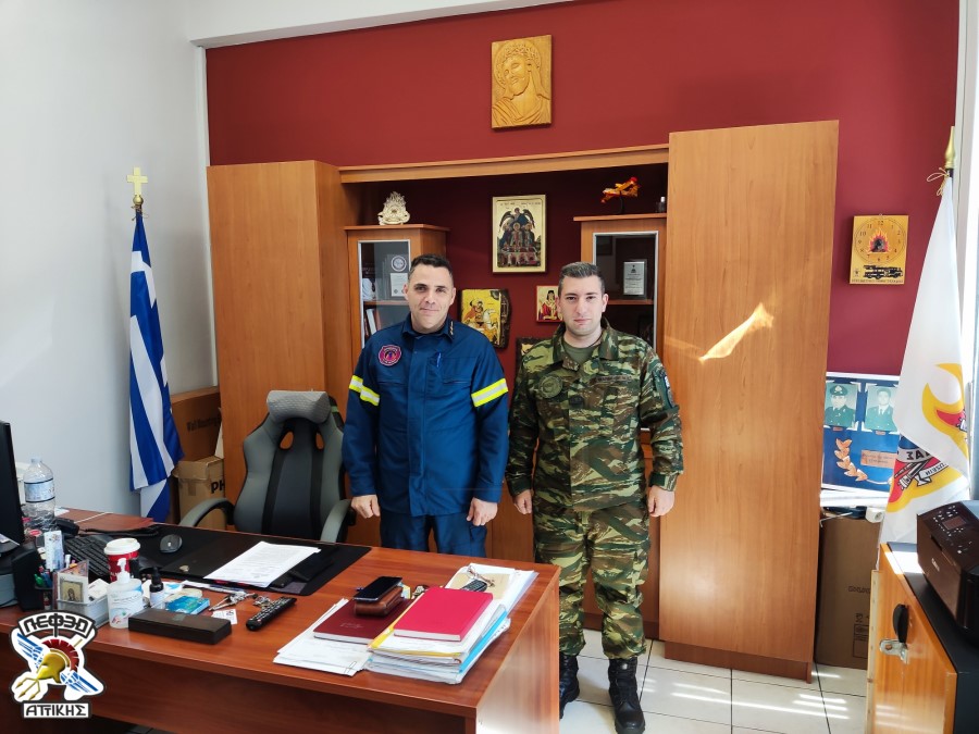 Συνάντηση προέδρου ΛΕΦΕΔ Αττικής με τον Δκτη του 2ου ΠΣ Αθηνών